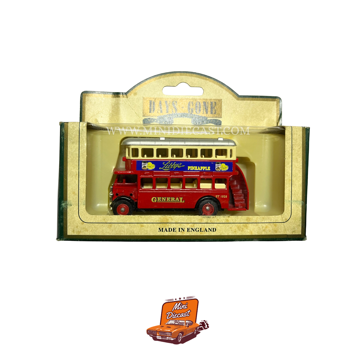 Lledo Days Gone Vintage Models 1932 AEC Regent Double Decker Bus Libby's Pineapple