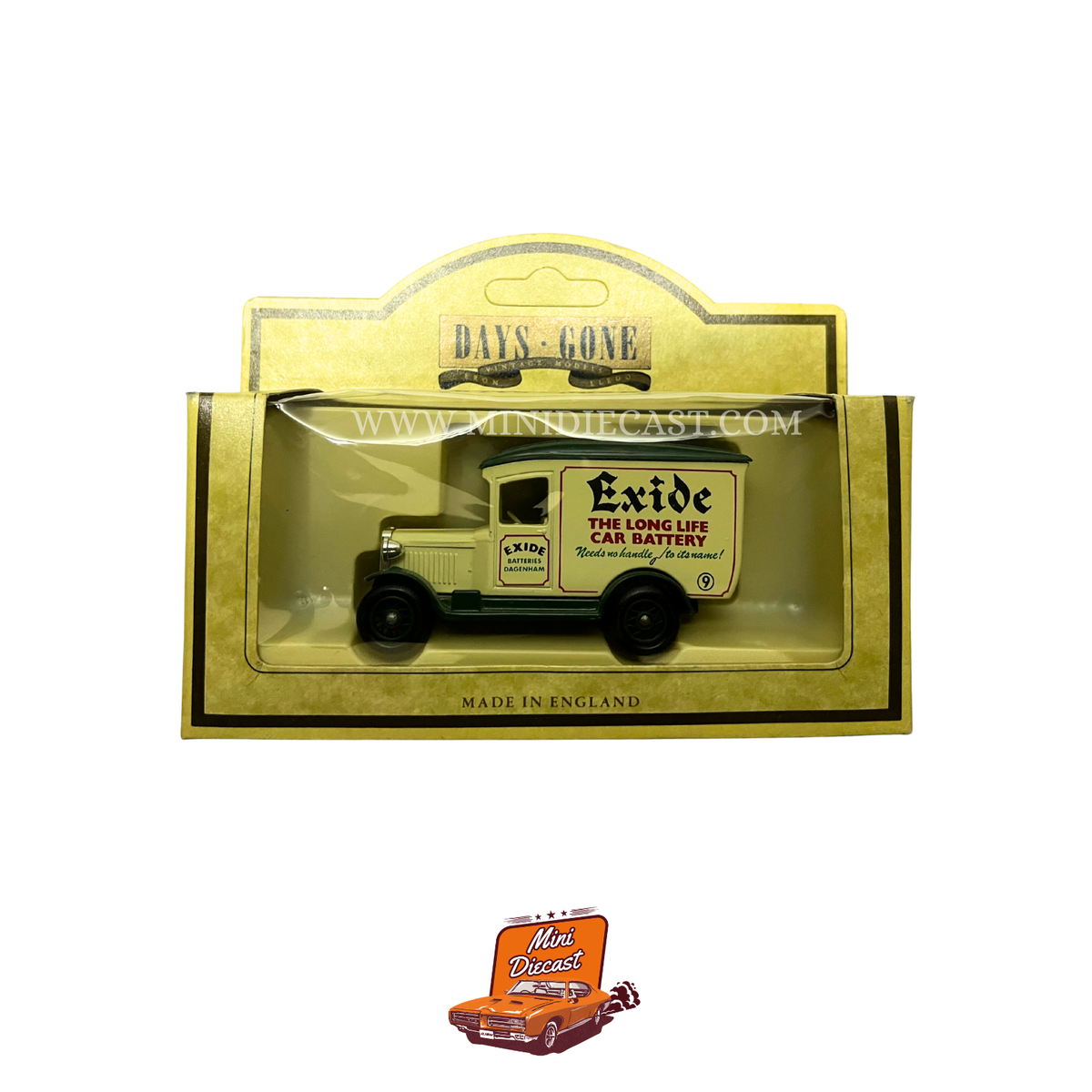 Lledo Days Gone Vintage Models 1934 Chevrolet Van Exide Batteries (21027)