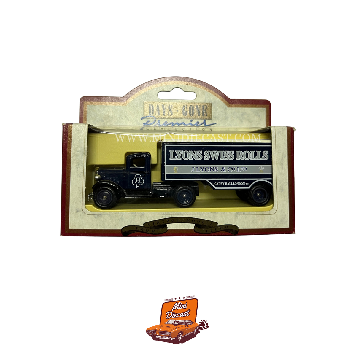 Lledo Days Gone Vintage Models Premier Collection 1935 Ford 3 Ton Articulated truck Lyons Swiss Rolls (67002)