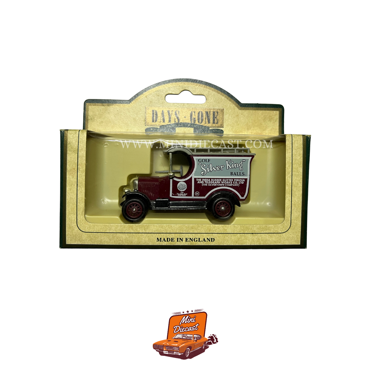 Lledo Days Gone Vintage Models 1926 Bull-Nose Morris Van Silver King Golf Balls (50014)