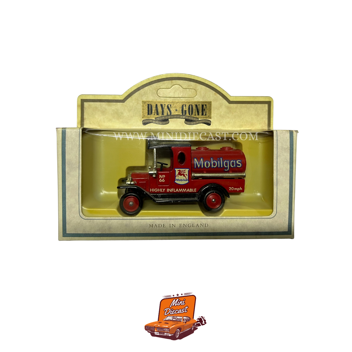 Lledo Days Gone Vintage Models 1920 Model 'T' Ford Tanker Mobil Gas (8019)