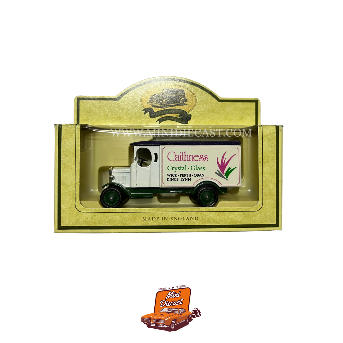 Lledo Days Gone Vintage Models 1931 Morris van Caithness Crystal/Glass