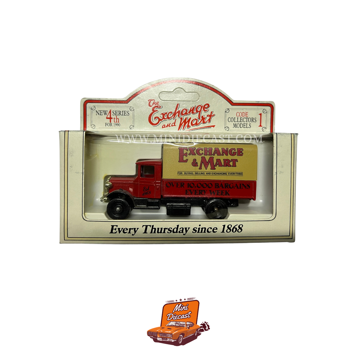 Lledo Days Gone Vintage Models 1932 Dennis Delivery Van Collector's Model 4th Series The Exchange & Mart