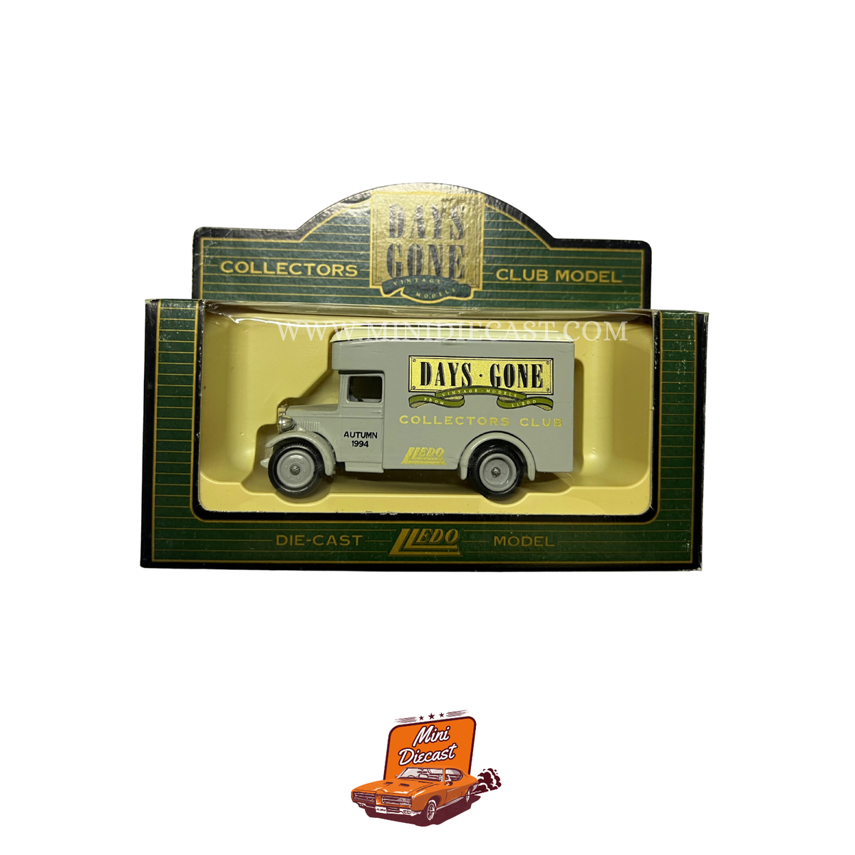 Lledo Days Gone Vintage Models 1934 Dennis Parcels van Club Autumn 1994 (16038)