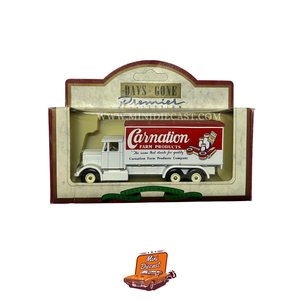 Lledo Days Gone Vintage Models Premier Collection 1937 Scammell 6-Wheeler Carnation (44012)