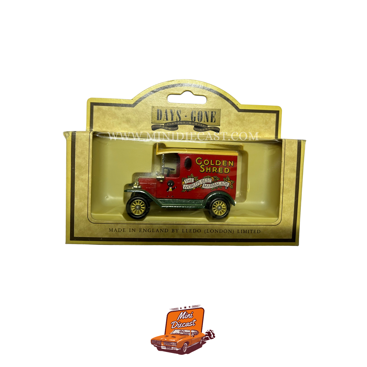 Lledo Days Gone Vintage Models 1920 Model 'T' Ford Van Golden Shred (6068)