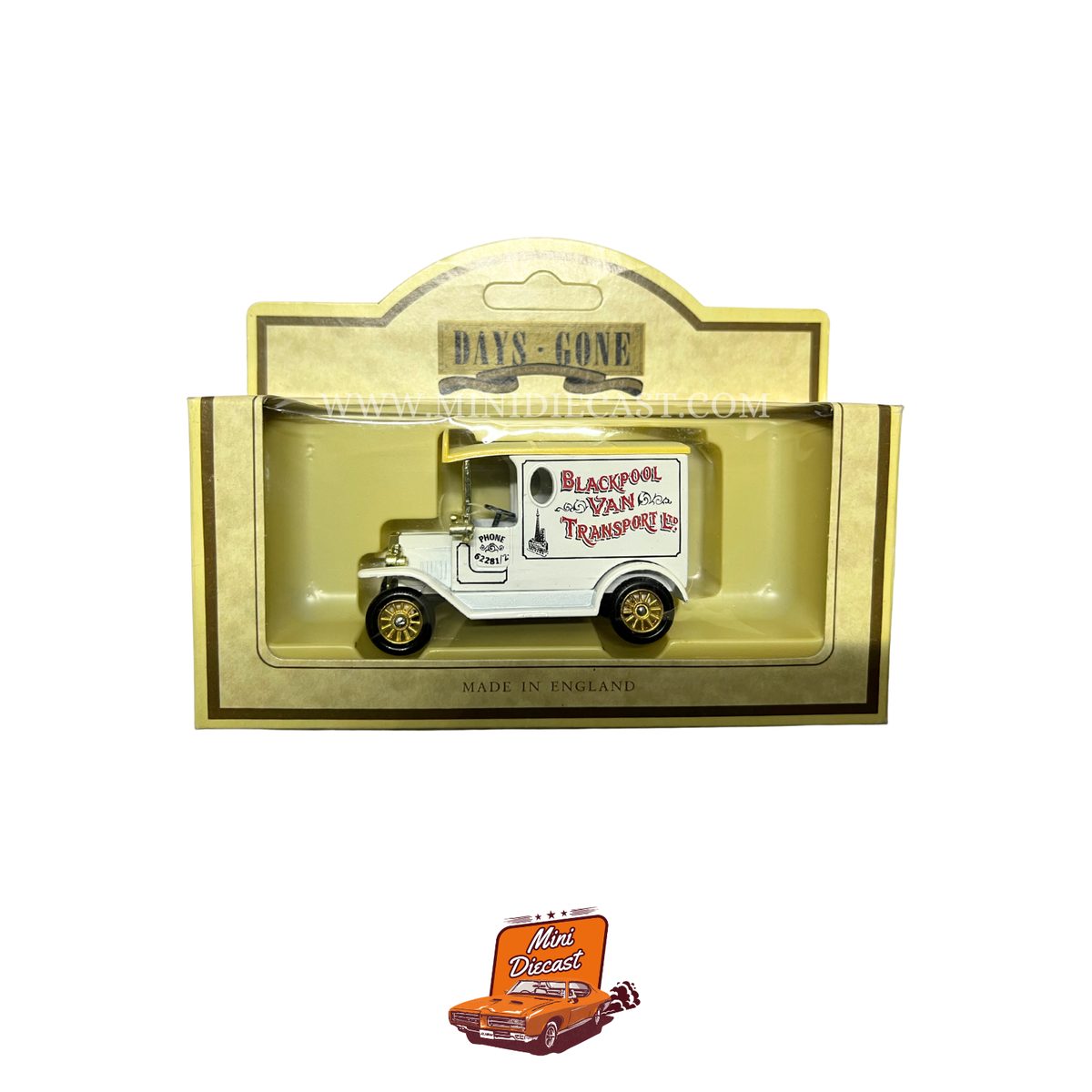 Lledo Days Gone Vintage Models 1920 Model 'T' Ford Van Blackpool Van Hire (6104)