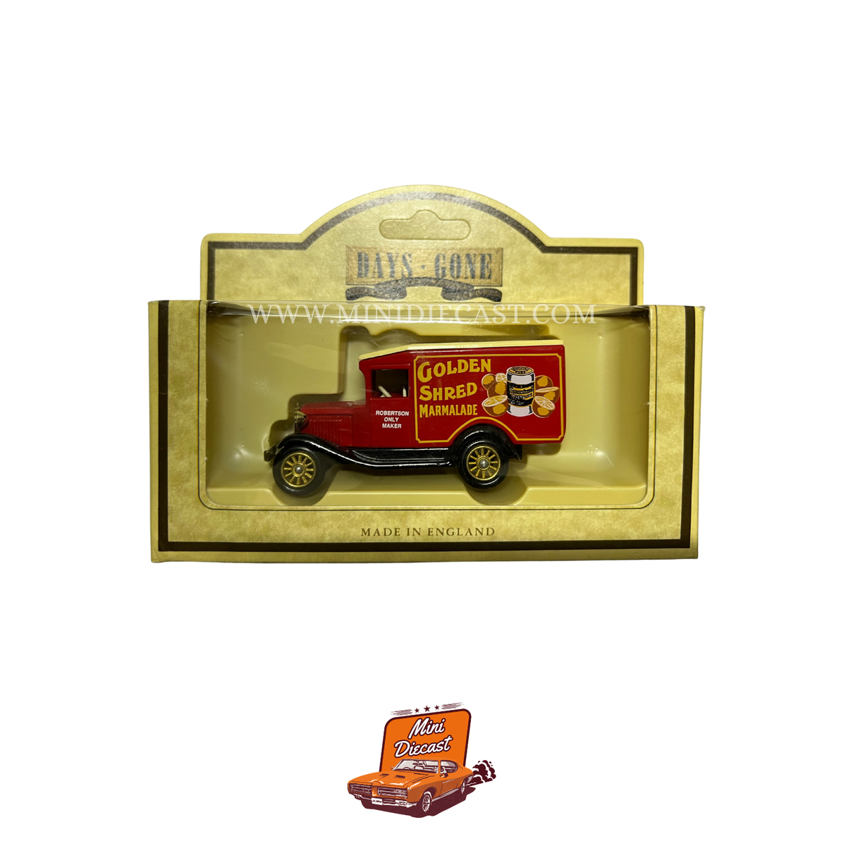 Lledo Days Gone Vintage Models 1934 Model 'A' Ford Van Golden Shred (13055)