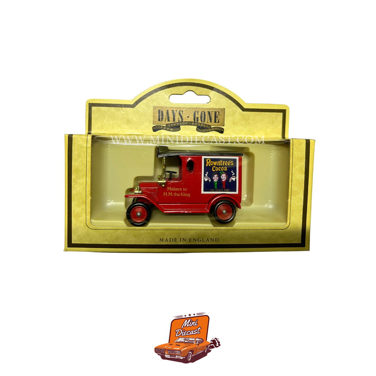 Lledo Days Gone Vintage Models 1920 Model 'T' Ford Van Rowntrees Cocoa (6096)