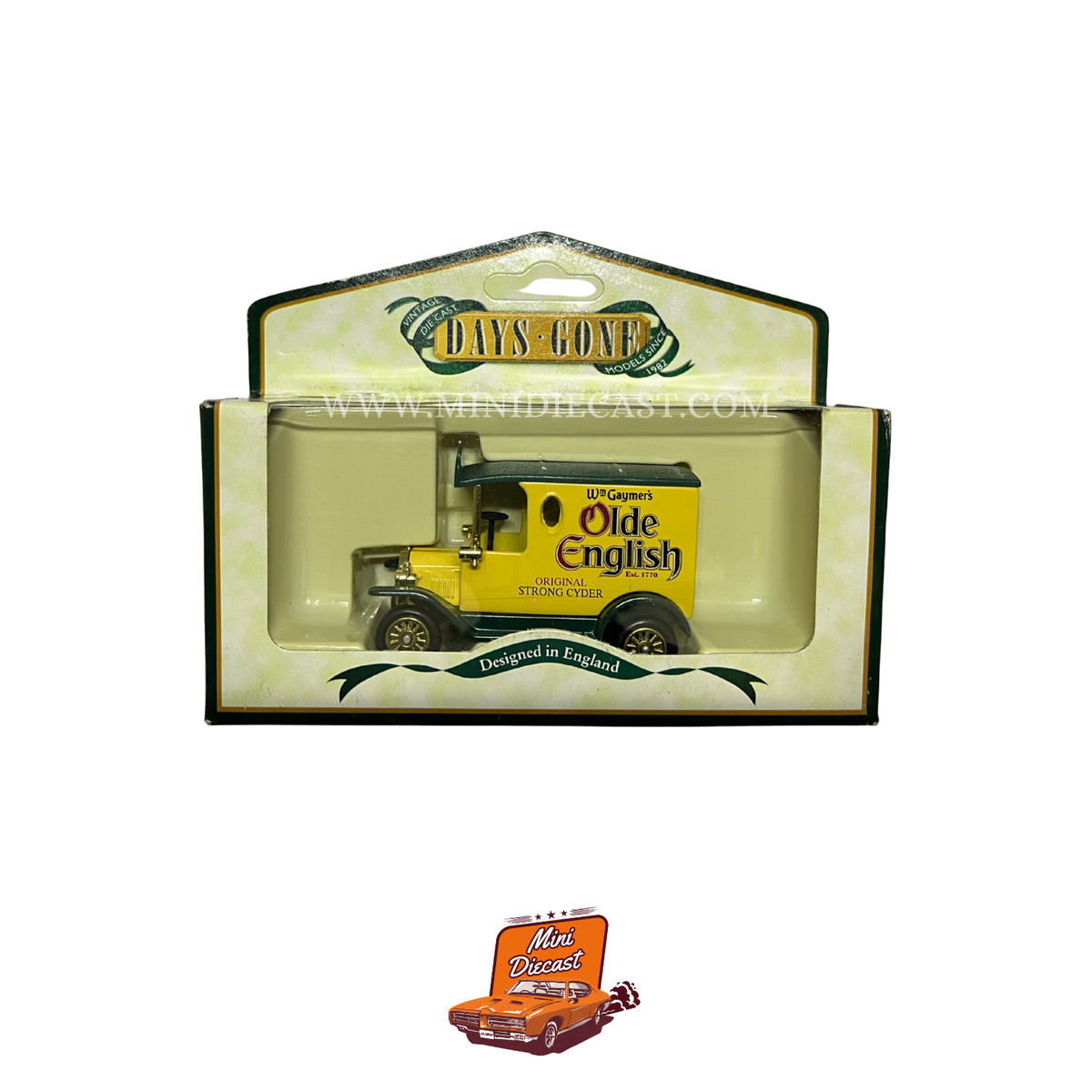 Lledo Days Gone Vintage Models 1928 Model T Ford Van Gaymer's Olde English (DG006181) – vintage Lledo Days Gone diecast model, SKU LDGB6-01; box condition Good