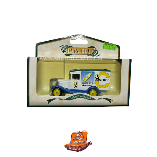 Lledo Days Gone Vintage Models Model A Van Corona Lemonade (DG013095) – vintage Lledo Days Gone diecast model, SKU LDGB6-05; box condition Good