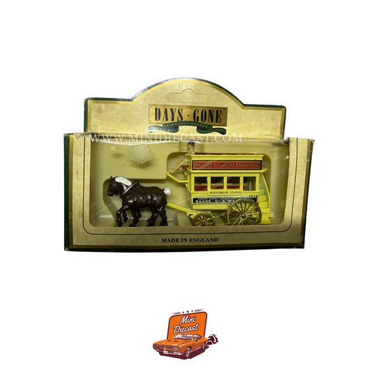 Lledo Days Gone Vintage Models Horse-Drawn Bus Madame Tussauds (4017) – vintage Lledo Days Gone diecast model, SKU LDGB6-15; box condition Good