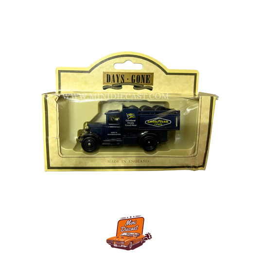 Lledo Days Gone Vintage Models 1934 Model A Ford Stake Truck Goodyear Tyres (20018) – vintage Lledo Days Gone diecast model, SKU LDGB6-29; box condition Blister Damage