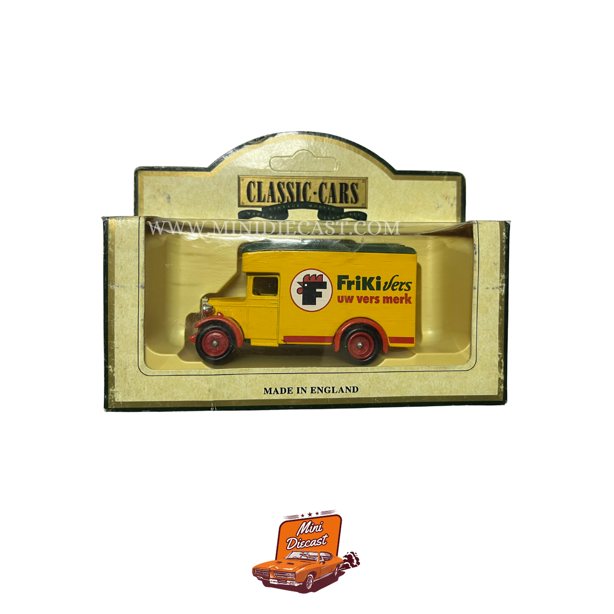 Lledo Days Gone Vintage Models 1934 Dennis Parcels Van Friki 924 – vintage Lledo Days Gone diecast model, SKU LDGB6-44; box condition Mild Creasing