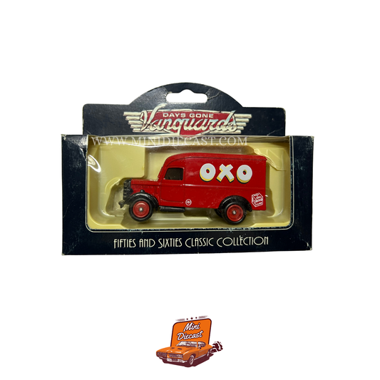 Lledo Days Gone Vintage Models 50's & 60's Classic Collection 1950 Bedford 30 CWT Delivery Van Oxo (63002) – vintage Lledo Days Gone diecast model, SKU LDGB6-48; box condition Blister Damage