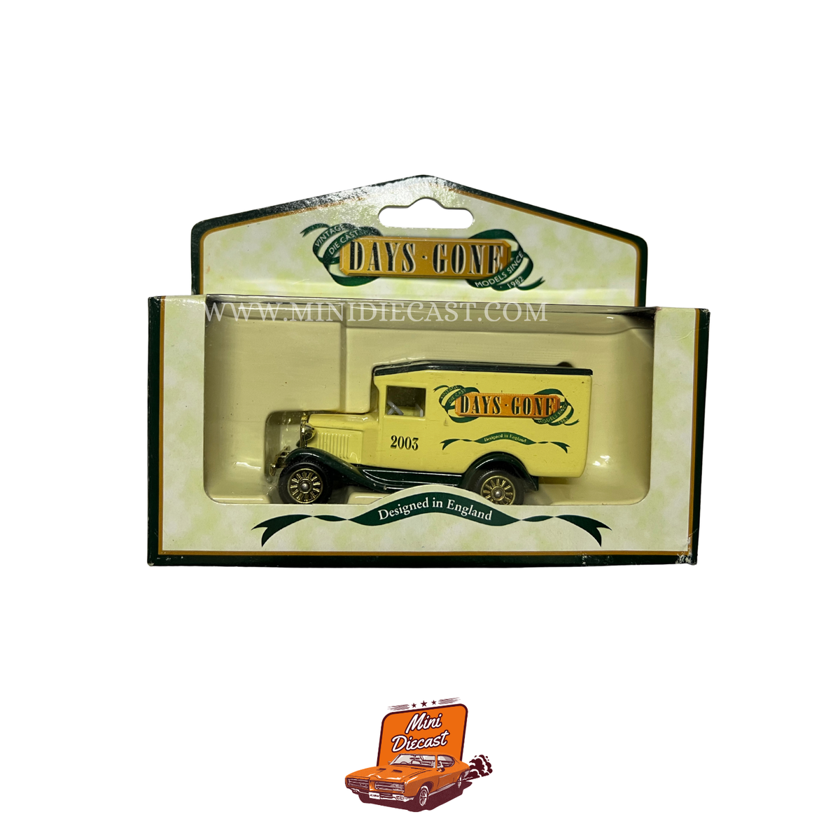 Lledo Days Gone Vintage Models Model A Ford Van Days Gone 2003 (DG013092) – vintage Lledo Days Gone diecast model, SKU LDGB6-53; box condition Good