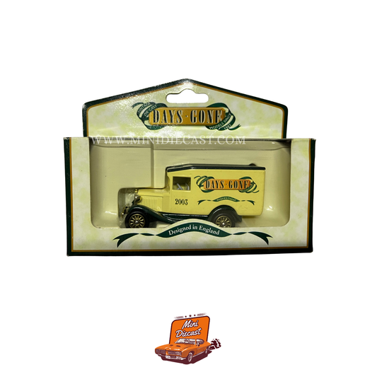 Lledo Days Gone Vintage Models Model A Ford Van Days Gone 2003 (DG013092) – vintage Lledo Days Gone diecast model, SKU LDGB6-67; box condition Mild Damage