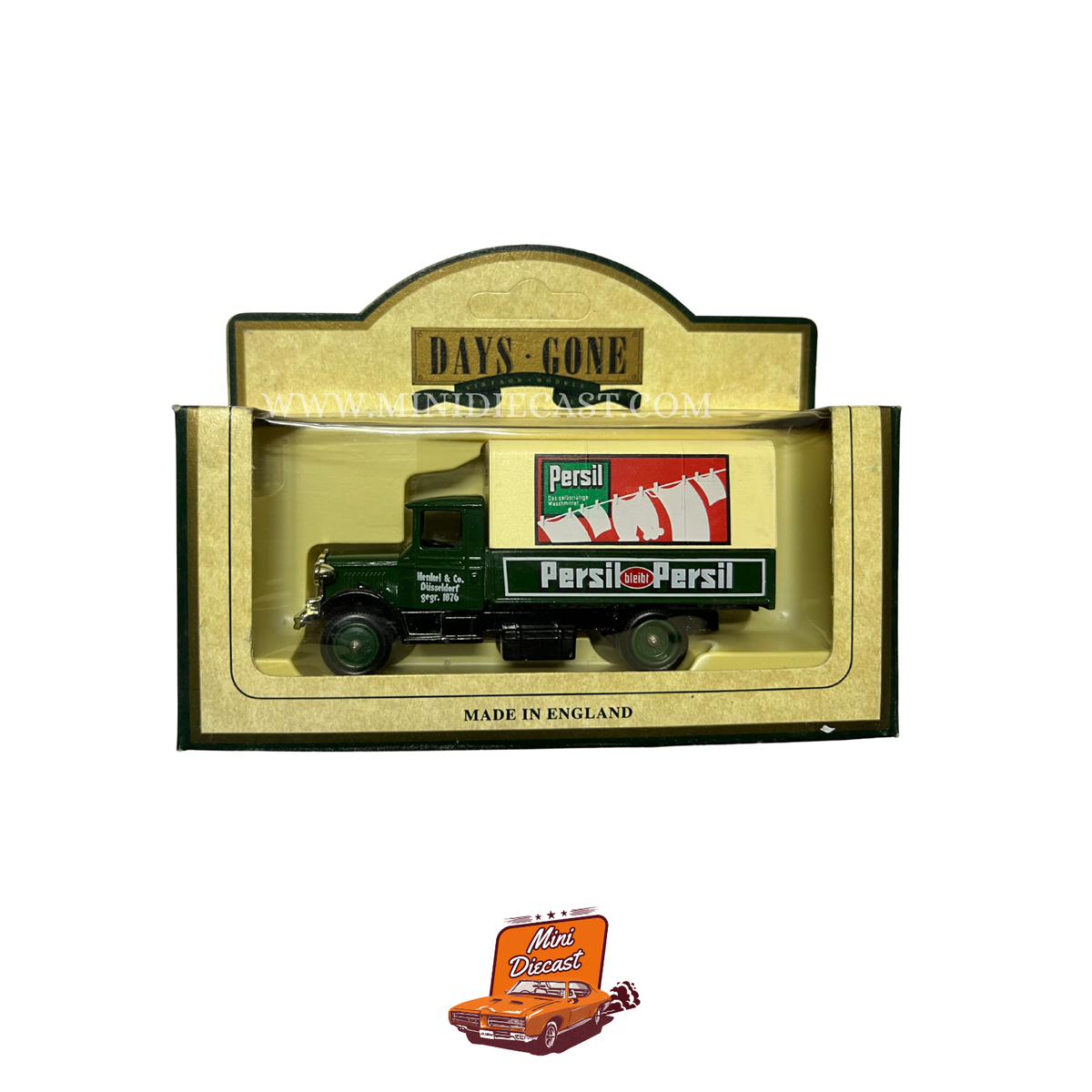 Lledo Days Gone Vintage Models 1934 Mack Canvas Back Truck Persol Soap Powder (28035) – vintage Lledo Days Gone diecast model, SKU LDGB6-68; box condition Good
