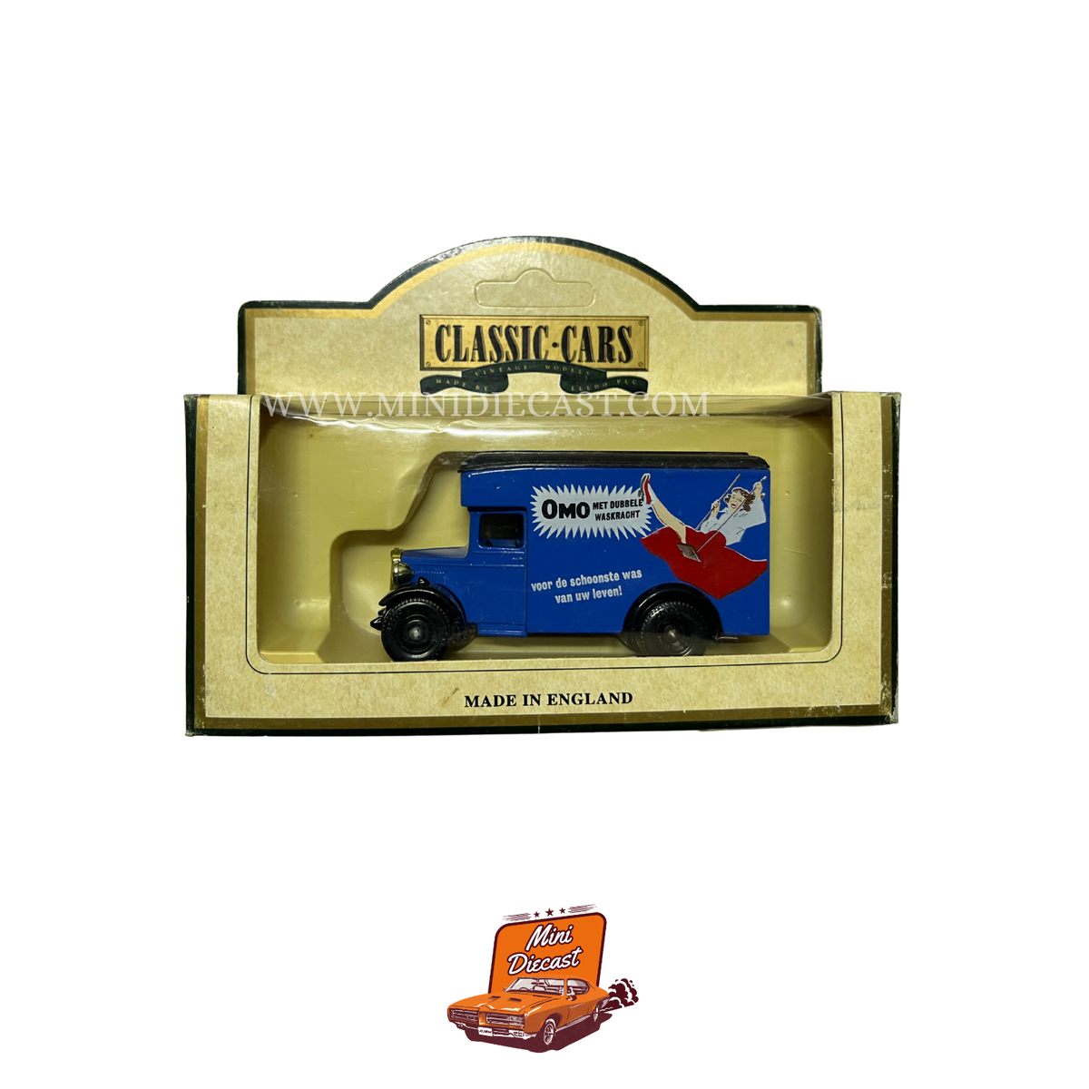Lledo Days Gone Vintage Models 1934 Dennis Parcels Van Omo – vintage Lledo Days Gone diecast model, SKU LDGB6-69; box condition Good