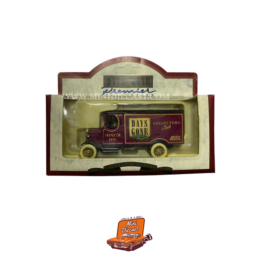 Lledo Days Gone Vintage Models Premier Collection Morris Light Truck Club Winter 1990 (43003) – vintage Lledo Days Gone diecast model, SKU LDGB6-75; box condition Mild Creasing