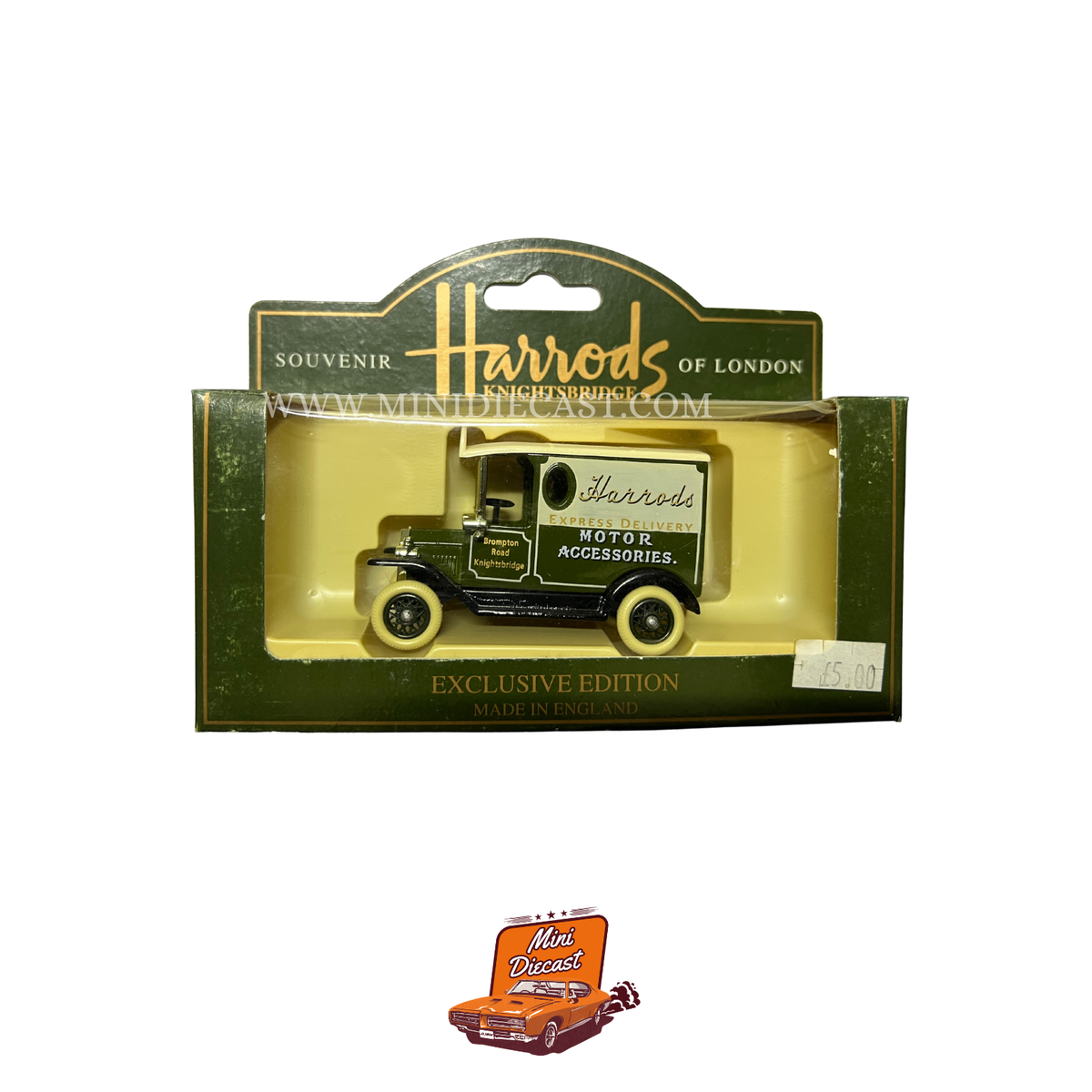 Lledo Days Gone Vintage Models 1920 Model 'T' Ford Van Harrods SL006000 – vintage Lledo Days Gone diecast model, SKU LDGB6-79; box condition Good