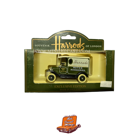 Lledo Days Gone Vintage Models 1920 Model 'T' Ford Van Harrods SL006000 – vintage Lledo Days Gone diecast model, SKU LDGB6-79; box condition Good