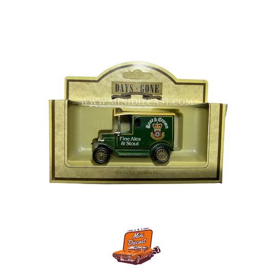 Lledo Days Gone Vintage Models 1920 Ford Model 'T' Delivery Van Rose & Crown Fine Ales & Stout Green Livery