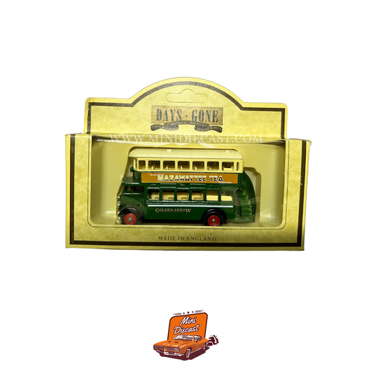 Lledo Days Gone Vintage Models 1932 AEC Regent Double Deck Bus Mazawattee Tea (15029)