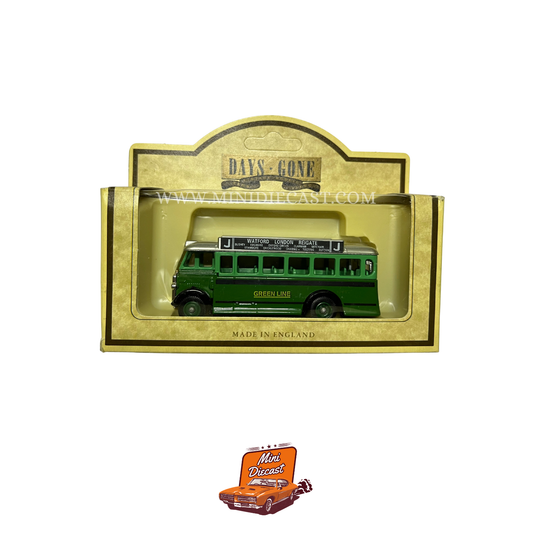 Lledo Days Gone Vintage Models 1932 AEC Regent Single Deck Bus Green Line Coach (17022)