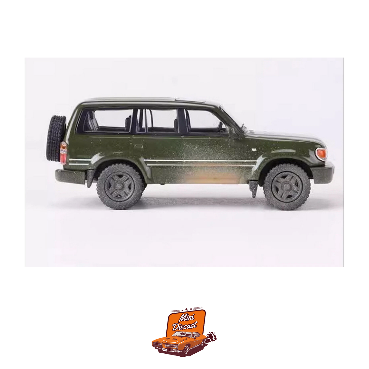 MASSDI Toyota Land Cruiser LC80 1994 (Green with Mud Effect) (TYT1010)