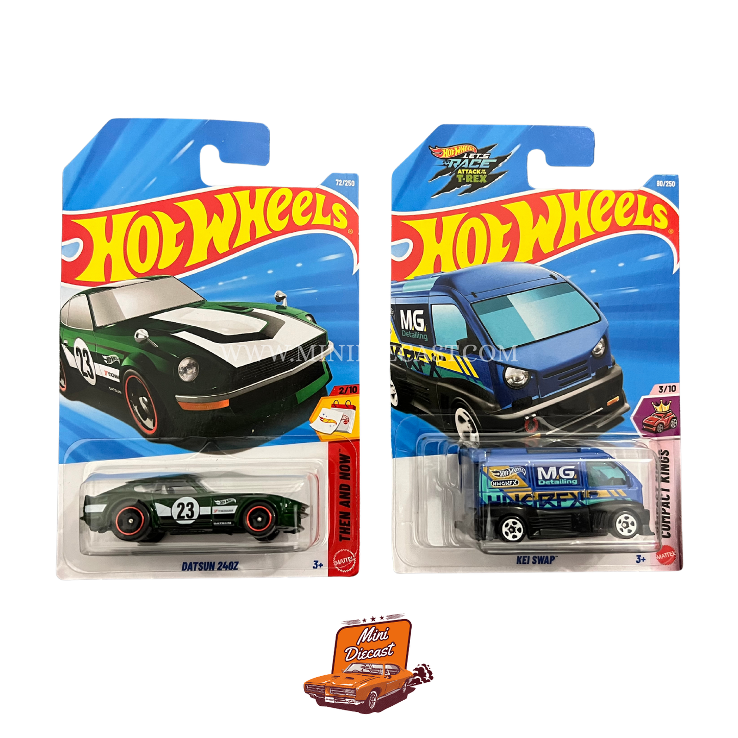 Hot Wheels Mainline (Set of 2) – Datsun 240Z / Kei Swap
