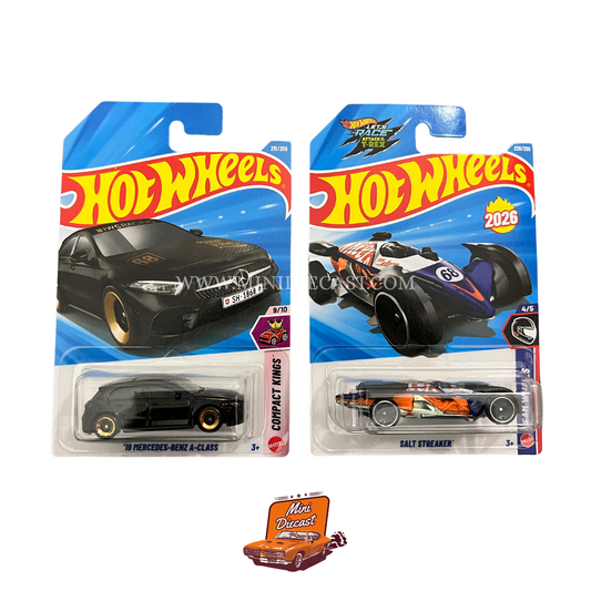 Hot Wheels Mainline (Set of 2) – '19 Mercedes-Benz A-Class / Salt Shaker