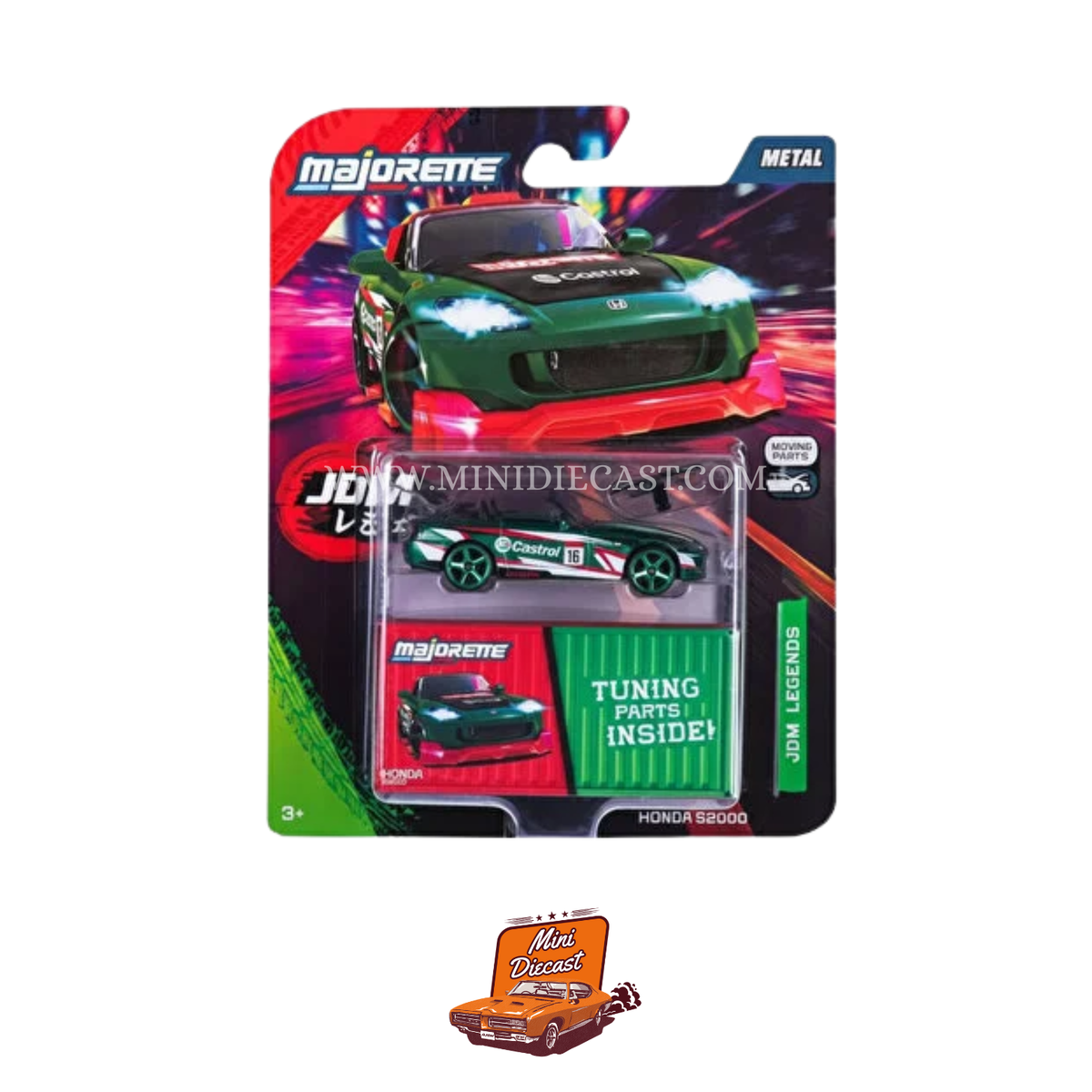 Majorette JDM Legends Deluxe Cars Honda S2000