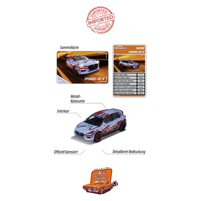 Majorette Hyundai i30N Safety Car – Premium Imported Die-Cast Model