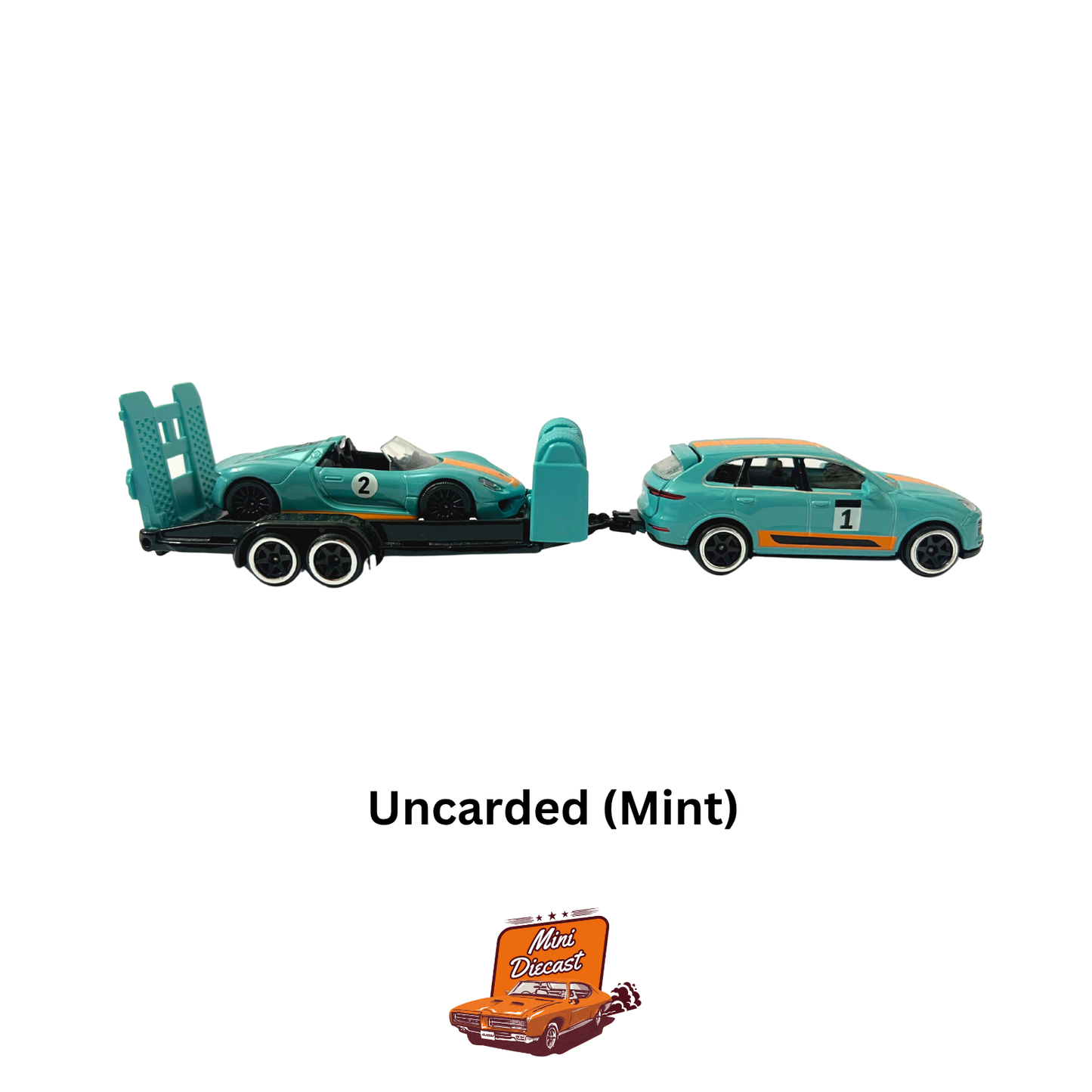 Majorette – Porsche Cayenne Turbo S + Porsche 918 Spyder (Uncarded / Mint Condition)