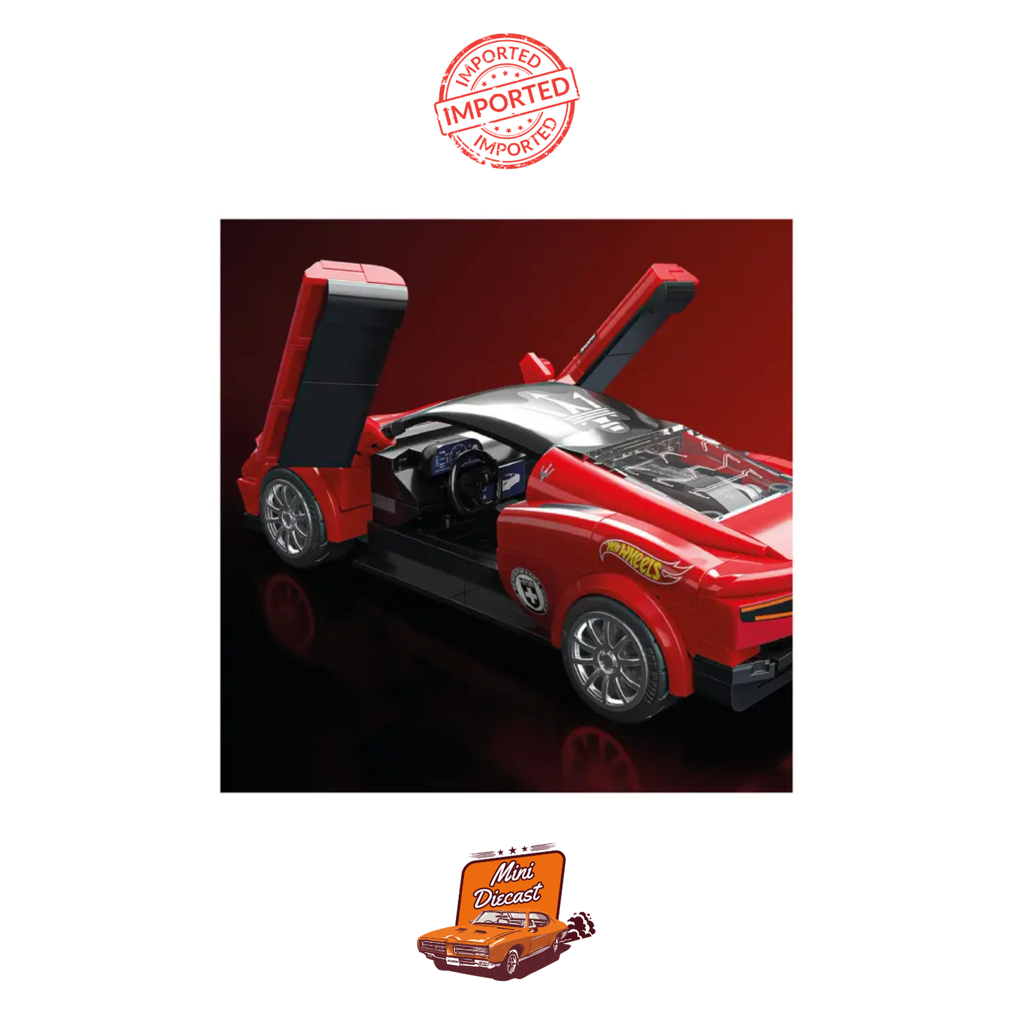 Hot Wheels Speed Series Maserati MC20 Building Set Brick Shop Imported