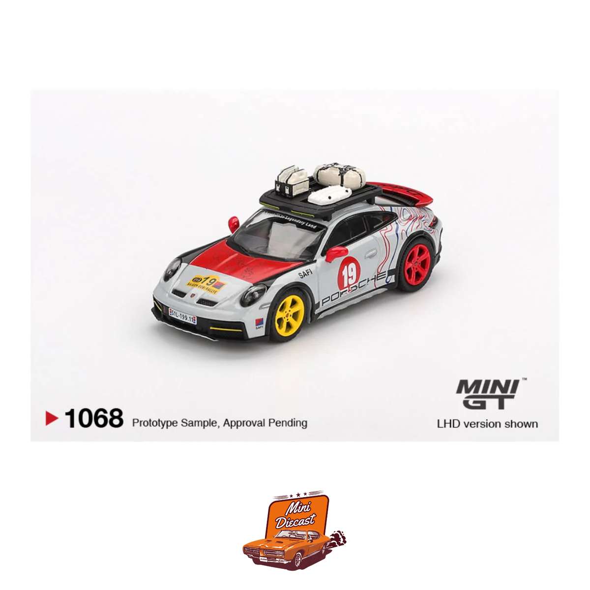 Mini GT #1068 – Porsche 911 Dakar “Uncle Rally”