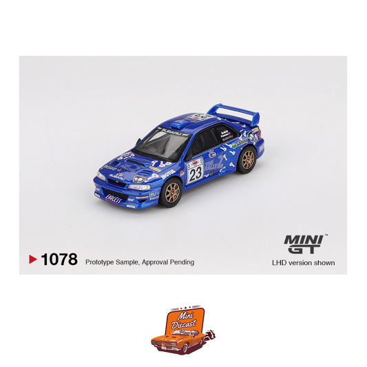 Mini GT #1078 Subaru Impreza WRC99 #23 2000 Acropolis Rally
