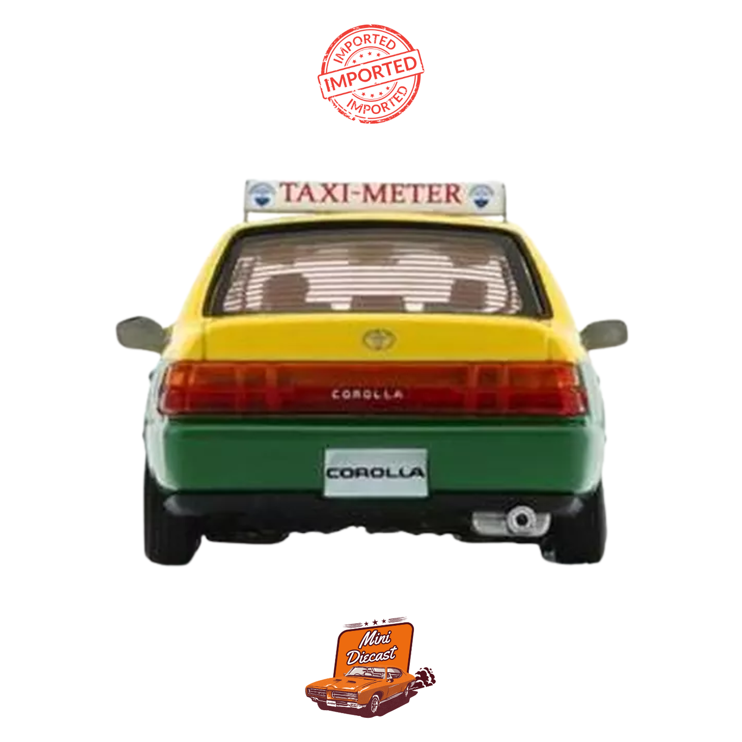 BM Creations Toyota Corolla AE100 Taxi Meter Thailand (1996) – 1:64 Die-Cast Model Car (Sealed / Imported)
