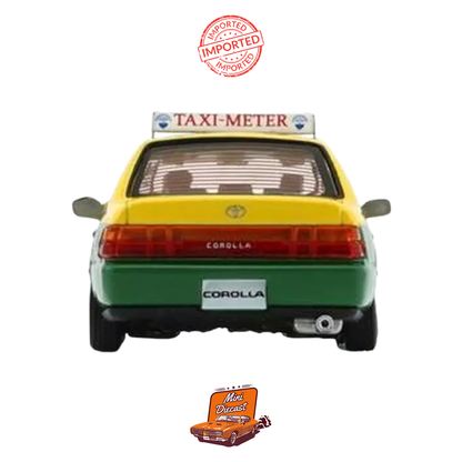 BM Creations Toyota Corolla AE100 Taxi Meter Thailand (1996) – 1:64 Die-Cast Model Car (Sealed / Imported)