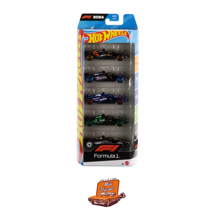 Hotwheels Formula F1 Official Set of 5 Vehicles Exclusive Collection