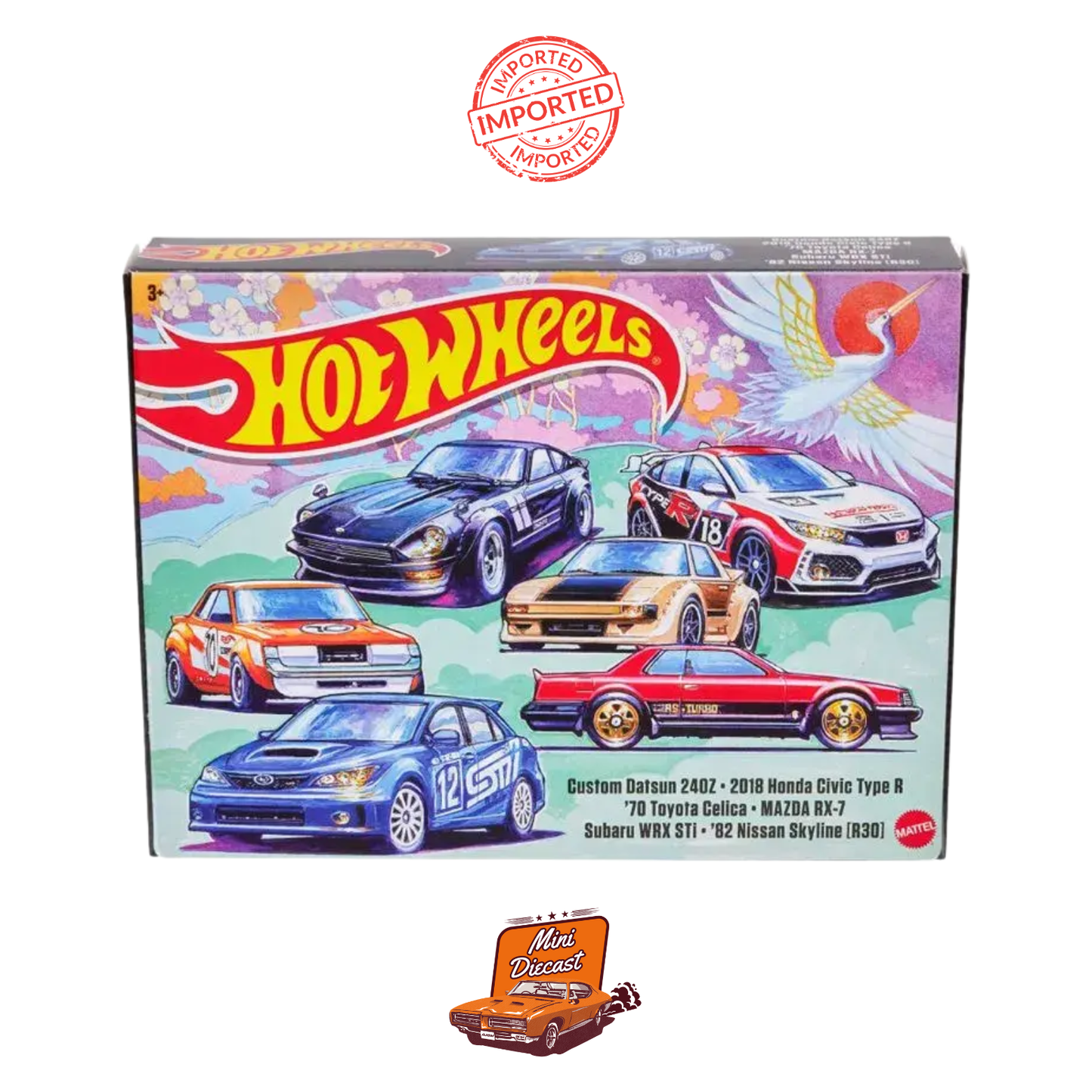 Hot Wheels Japanese Car Culture 6-Pack (Sealed / Imported)