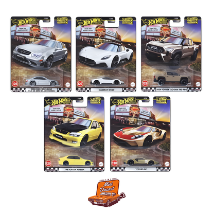Hot Wheels Premium 2025 Boulevard Collection – Set of 5 (126–130)