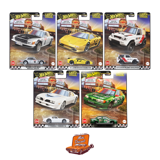 Hot Wheels Premium 2025 Boulevard Collection – Set of 5 (131–135)