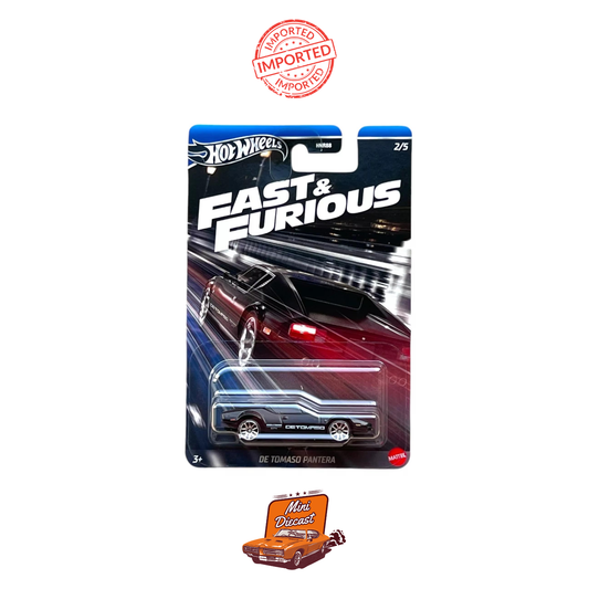 Hot Wheels Silver Series Fast & Furious De Tomaso Pantera (Sealed / Imported)