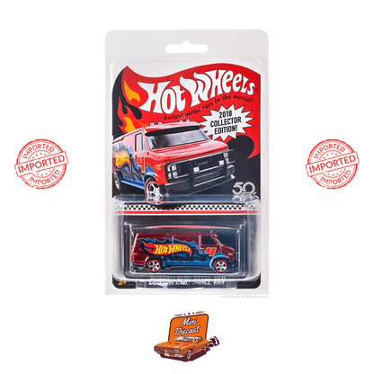Hot Wheels 2018 Collector Edition – Custom GMC Panel Van (with Protector Case) Imported