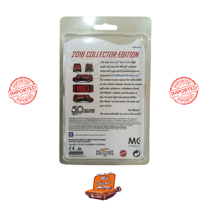 Hot Wheels 2018 Collector Edition – Custom GMC Panel Van (with Protector Case) Imported