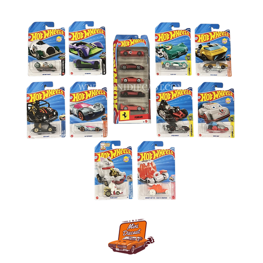 Hot Wheels 5 Pack – Ferrari / Mainline Fantasy x10 (Combo 1)