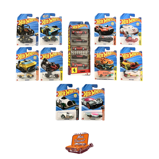 Hot Wheels 5 Pack – Ferrari / Mainline Fantasy x10 (Combo 2)