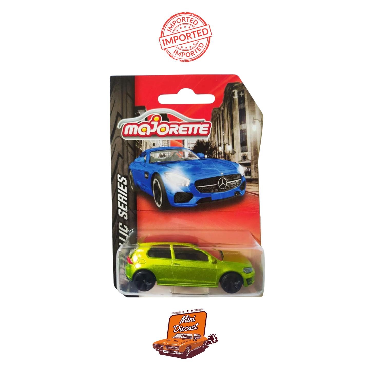 Majorette Metallic Series VW Golf – Imported Diecast Model